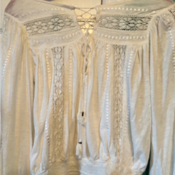 Free People Top Size XS COLOR :Cream So beautiful the detail is amazing. - Picture 7 of 7